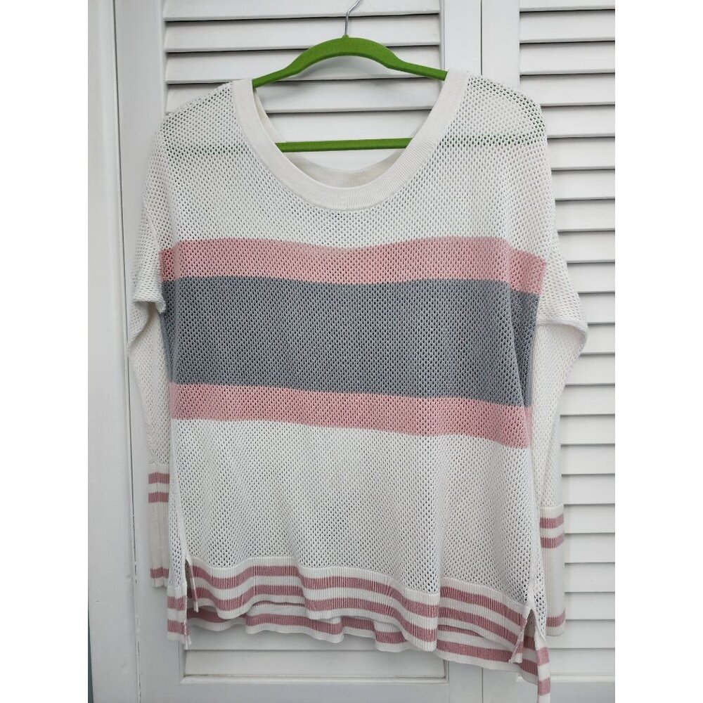 Torrid Sz 1 Open Knit Long Sleeve Shirt 1X